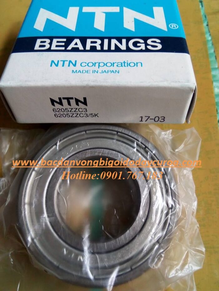 VÒNG BI - BẠC ĐẠN - 6205ZZ NTN