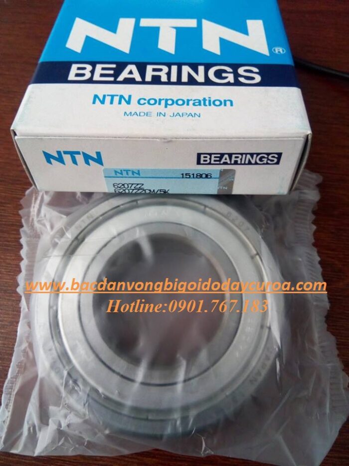 VÒNG BI - BẠC ĐẠN - 6207ZZ NTN