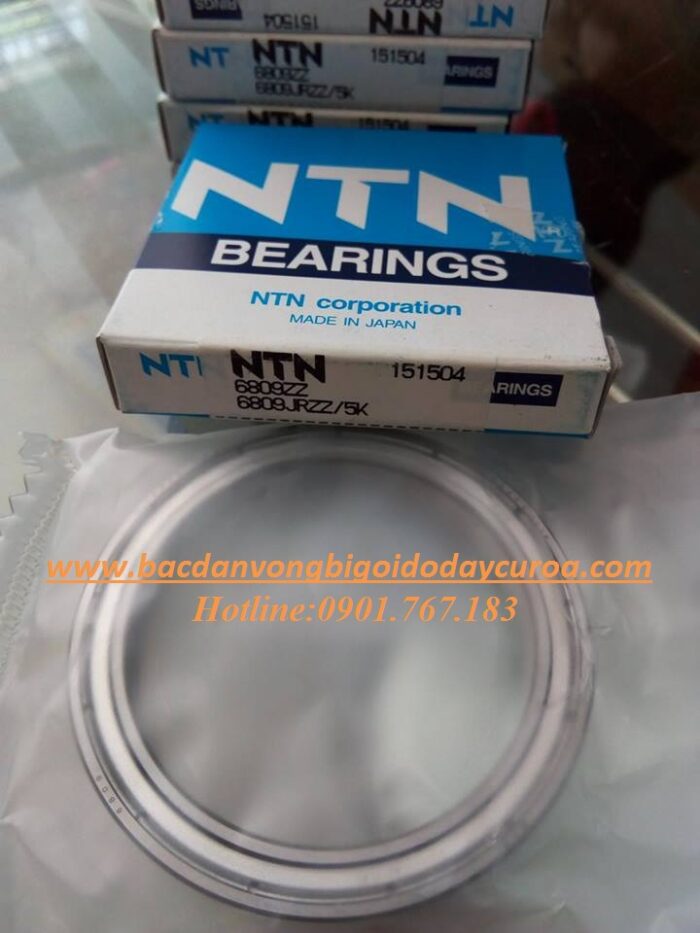 VÒNG BI - BẠC ĐẠN - 6809ZZ NTN