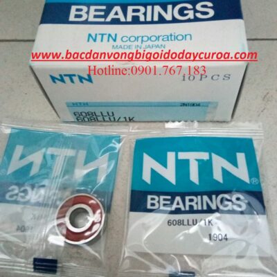 VÒNG BI BẠC ĐẠN 608 LLU NTN