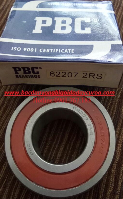 BẠC ĐẠN 62207 2RS PBC